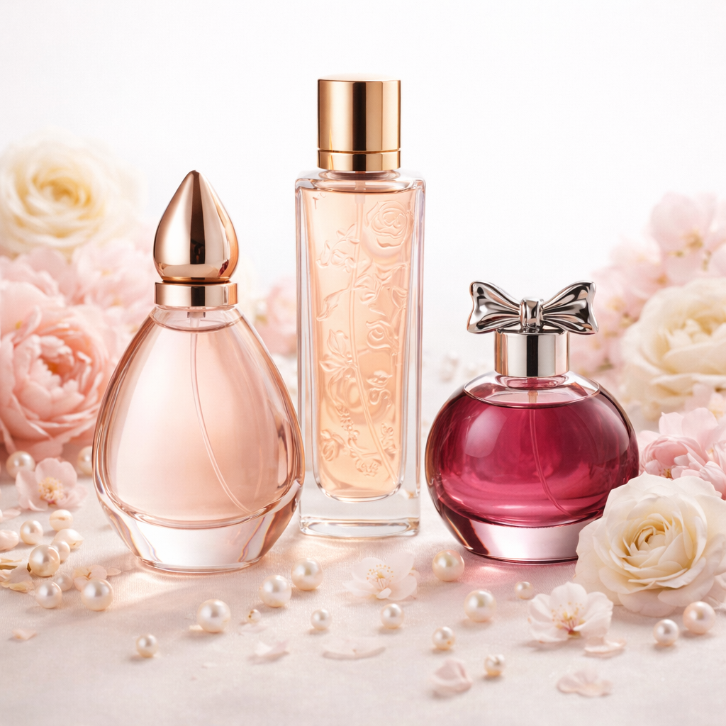 Conjunto Floral Romántico – Set de 3 Perfumes