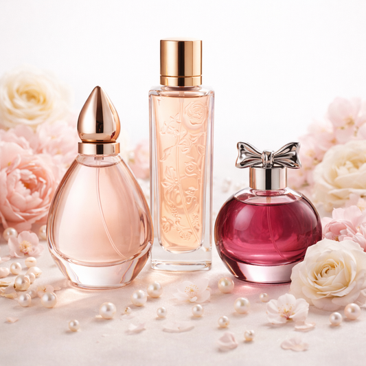 Conjunto Floral Romántico – Set de 3 Perfumes