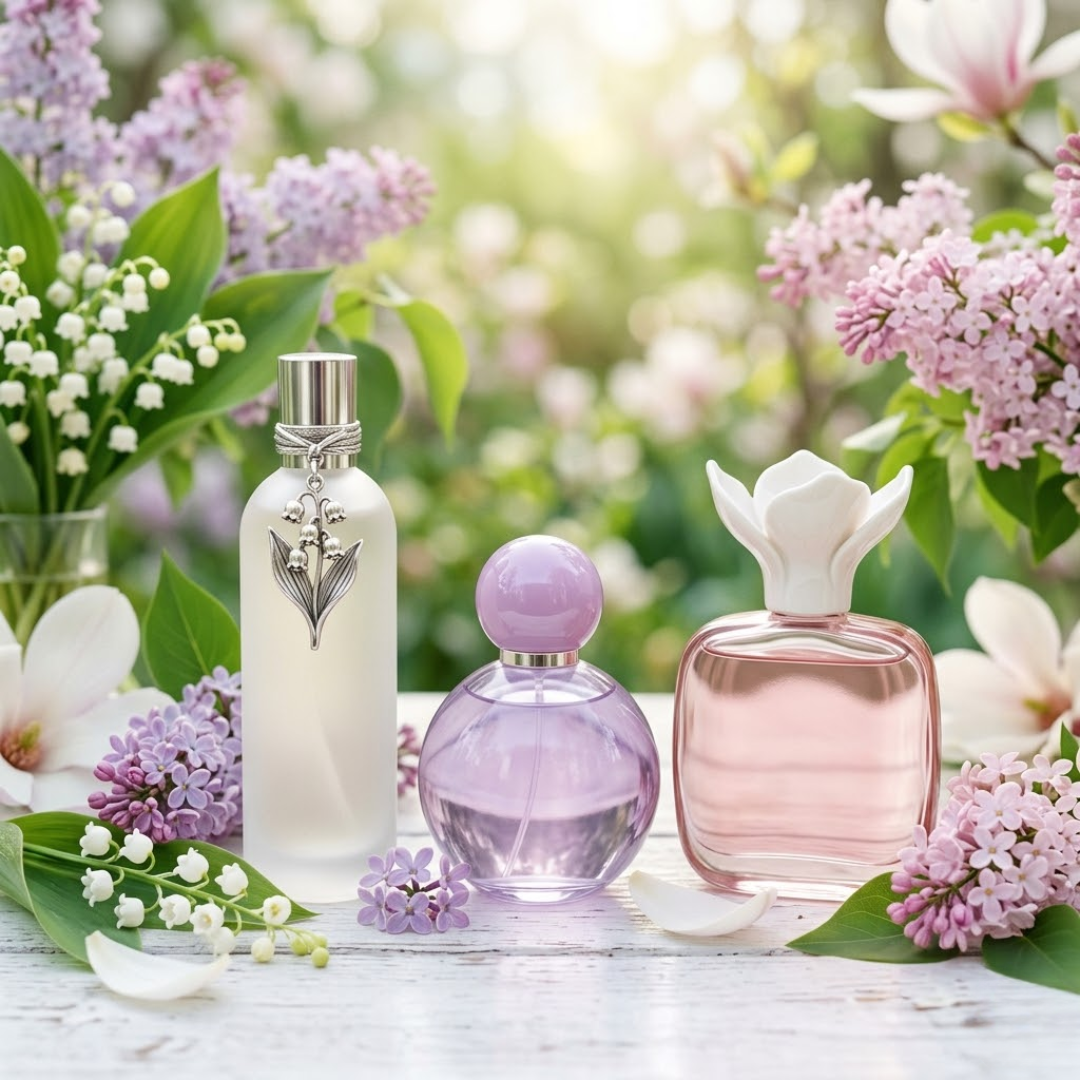Conjunto Floral de Primavera – Conjunto de 3 Perfumes